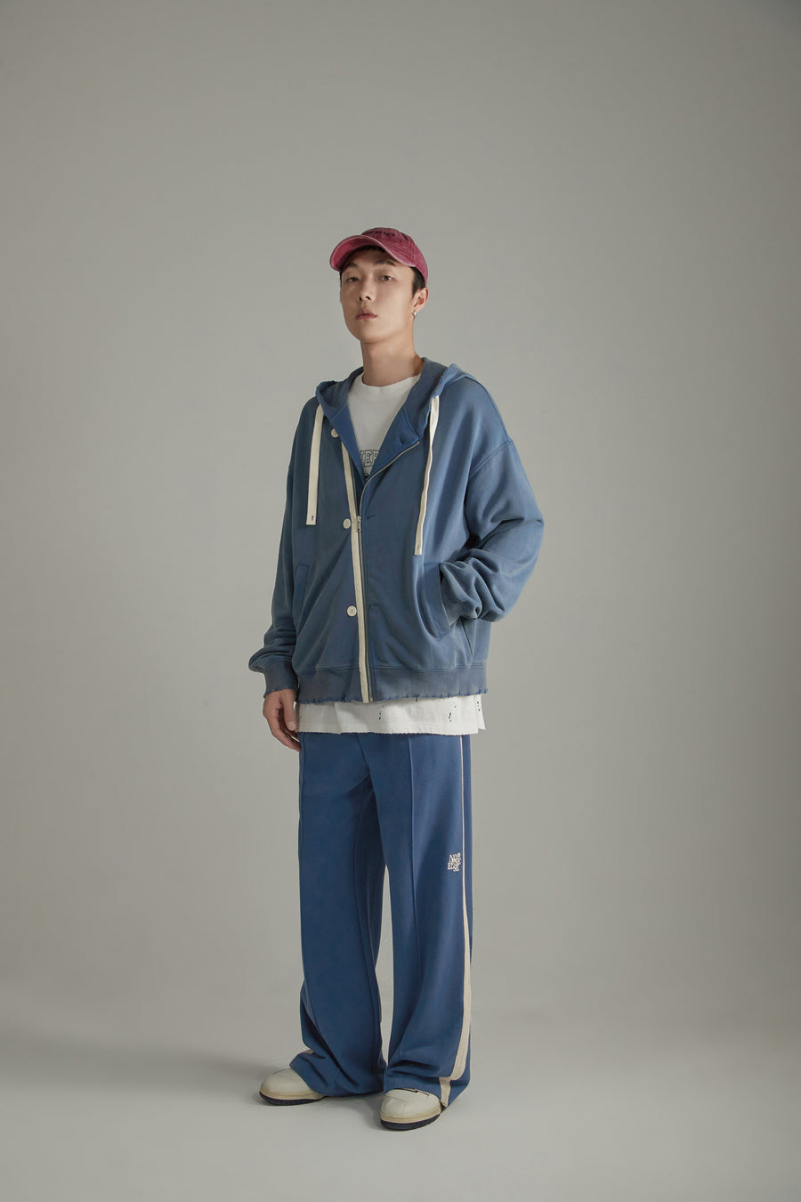 CHUU Two-Way Loose Fit Hooded Zip-Up