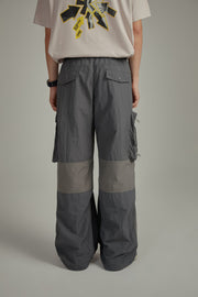 Color Matching Cargo Pants