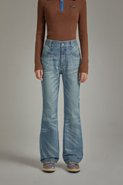 Semi Bootcut Denim Pants