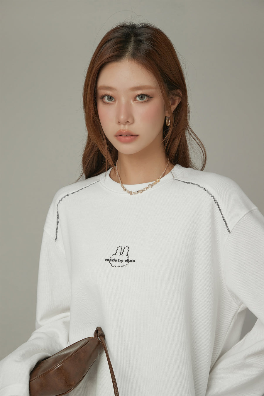 CHUU Rabbit Character Printed Boxy T-Shirt