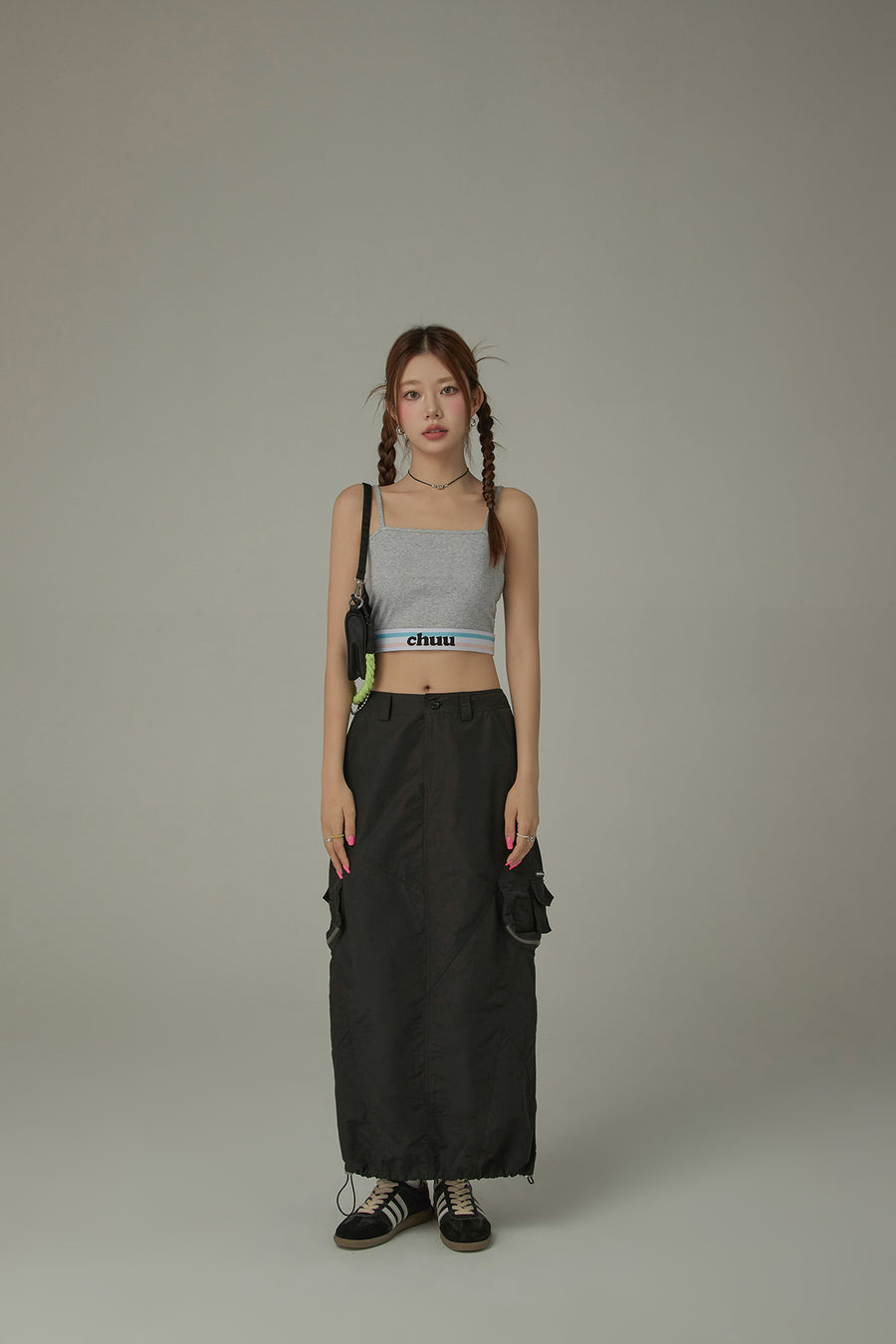 CHUU Color Basic Sleeveless Cropped Cami Top