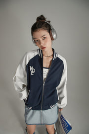 Letterman Varsity Zip-Up Jacket