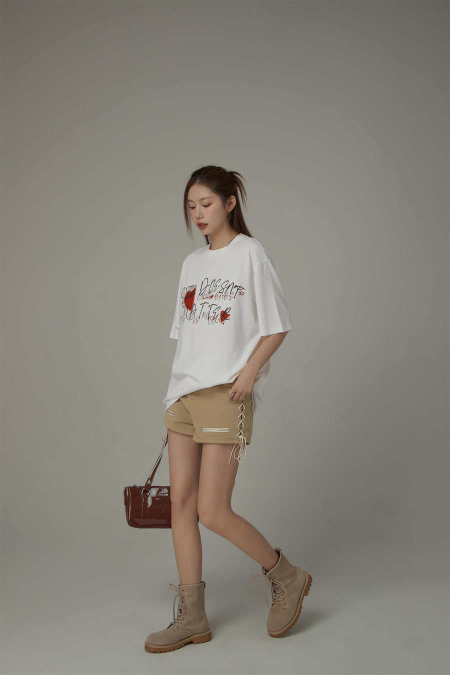 CHUU Size Doesnt Matter Cotton Loose-Fitting T-Shirt