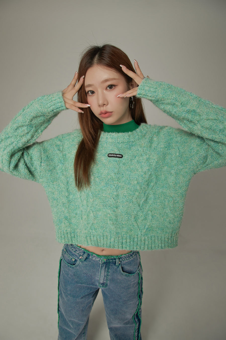 CHUU Twisted Loose Fit Knit Sweater