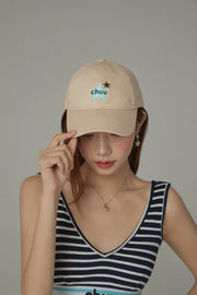 Star Embroidered Ball Cap