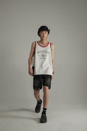 Line Colored Noe Sleeveless T-Shirt