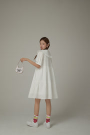 Baby Doll Frilly Collar Dress