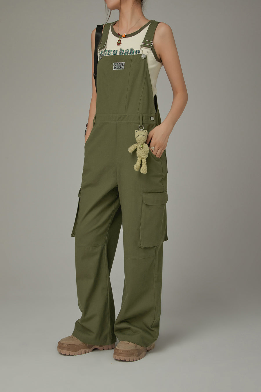 CHUU Basic Pocket Color Overalls