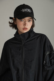 High Neck Pocket Jacket