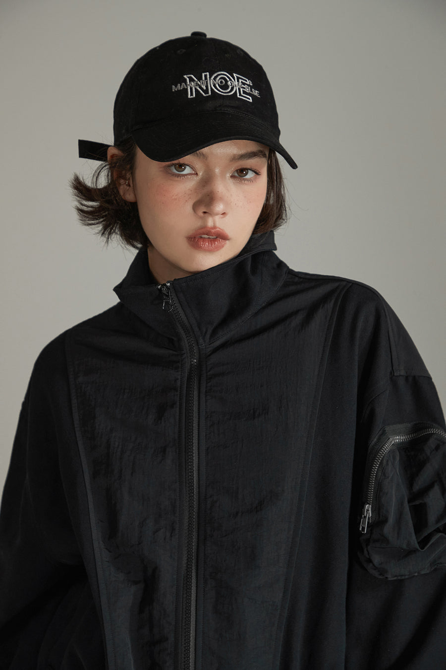 CHUU High Neck Pocket Jacket