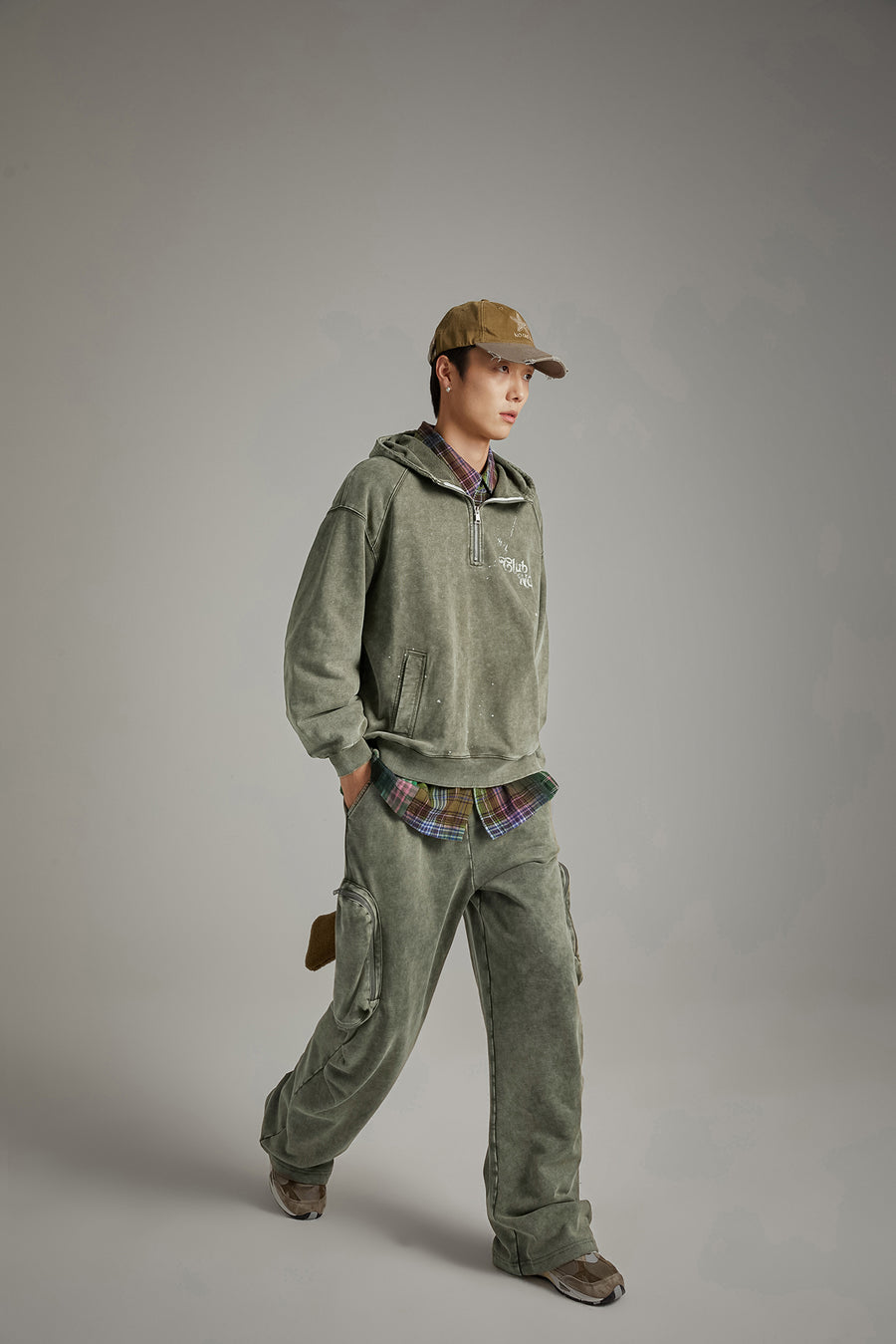 CHUU Pocket Wide Casual Pants