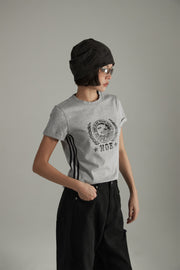 Noe Vintage Team Spirit Printed Short Sleeve T-Shirt