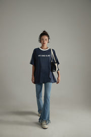 Noe Letter Printed Raglan T-Shirt