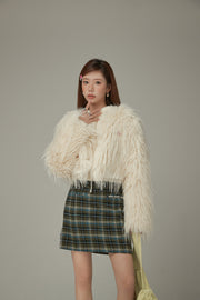 Faux Fur Loose Fit Jacket