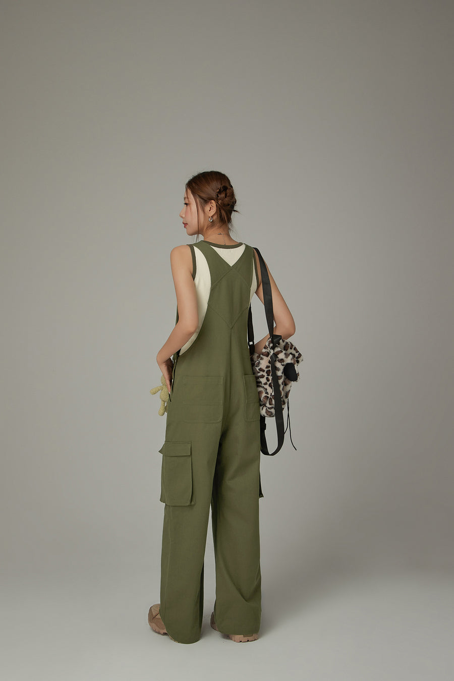 CHUU Basic Pocket Color Overalls