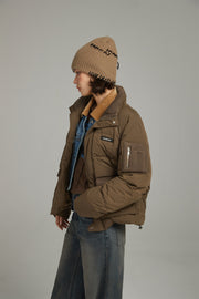 Raglan Big Pocket Padded Jacket