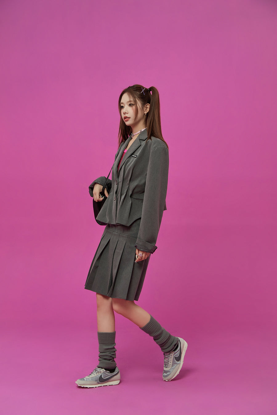 CHUU Shirring Loose Fit Jacket