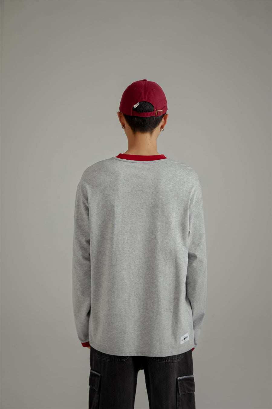 CHUU Peripherie Logo Line Color Long Sleeve T-Shirt