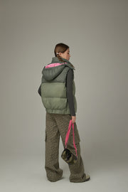 Color Matching Padded Vest