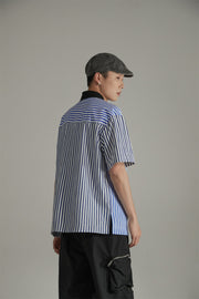 Daily Two Toned Ribbed Stripe Shirt