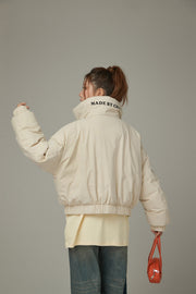 Big Pocket High Neck Sporty Jacket