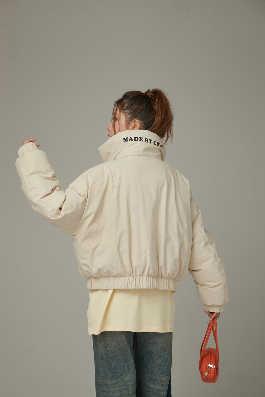 CHUU Big Pocket High Neck Sporty Jacket