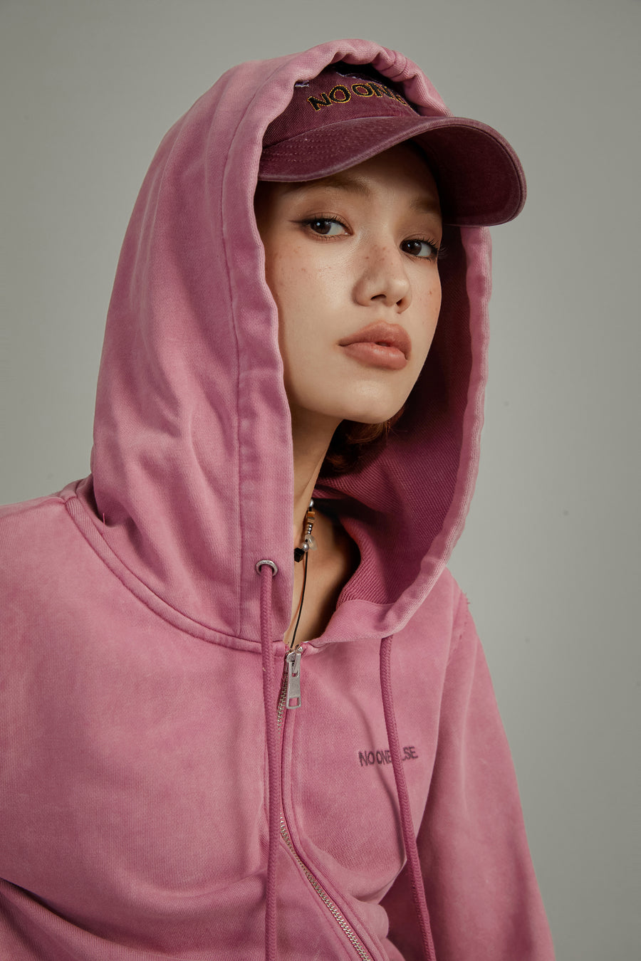 CHUU Basic Hood Zip-Up