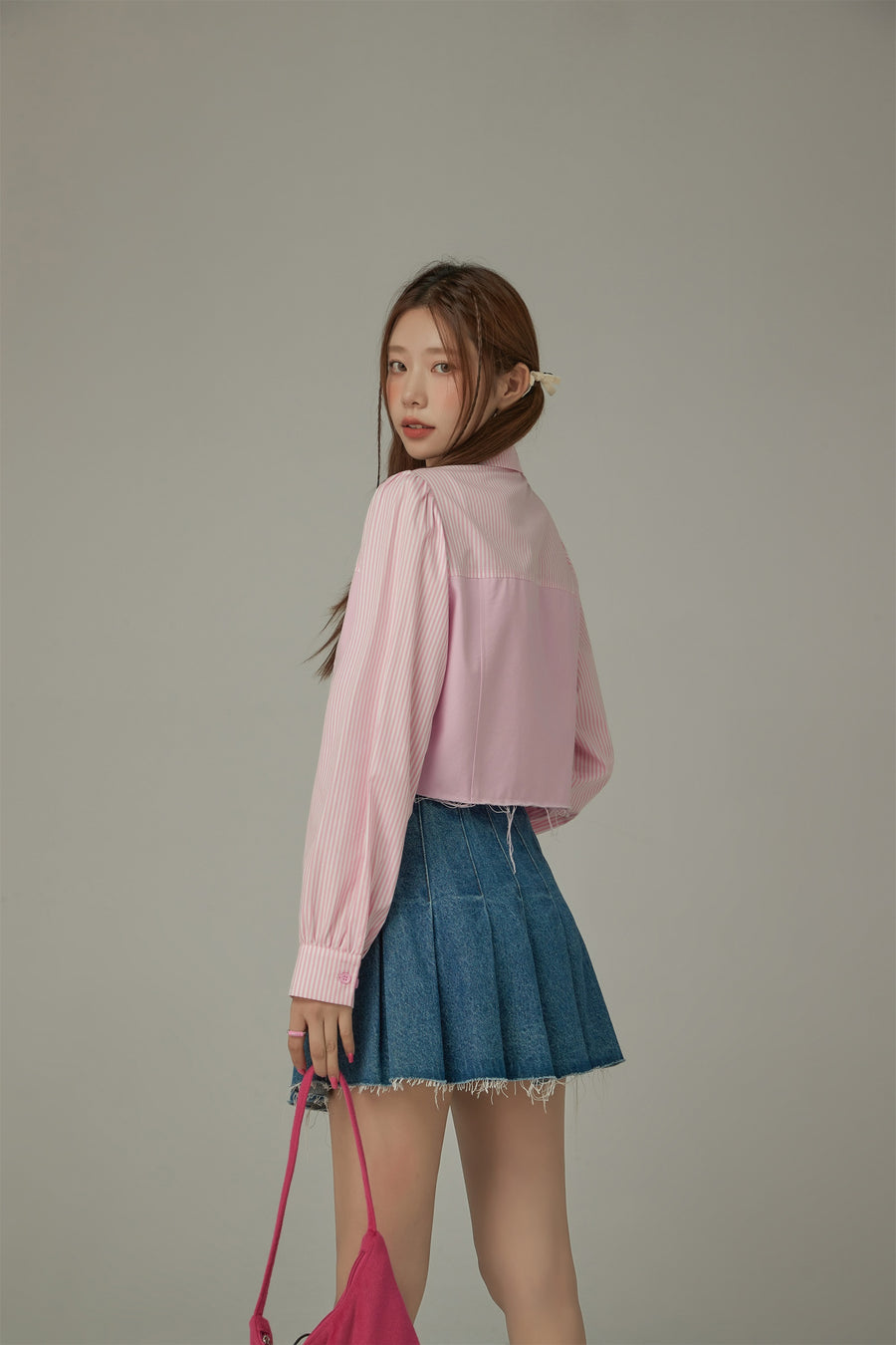 CHUU Color Stripe Long Sleeve Shirt