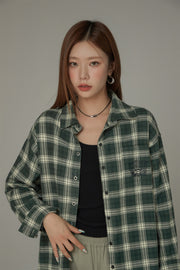 Simple Checked Loose Fit Shirt