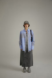 Daily Color Contrast Loose Fit Shirt