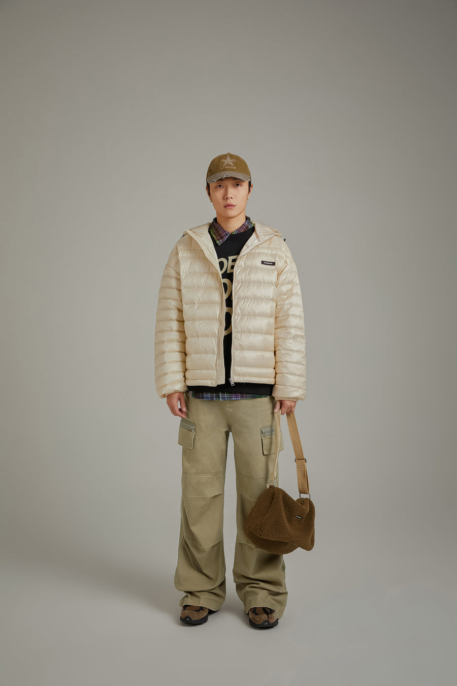 CHUU Hooded Light Padding Jacket