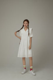 Baby Doll Frilly Collar Dress