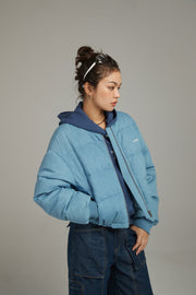 Duck Down Denim Padded Jacket