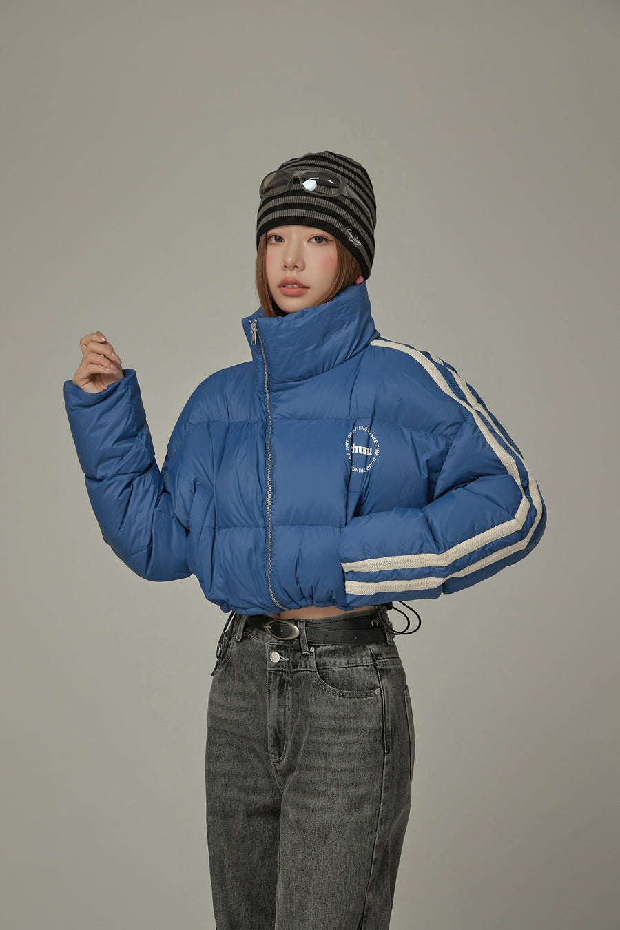 CHUU Sporty Crop Padded Jacket