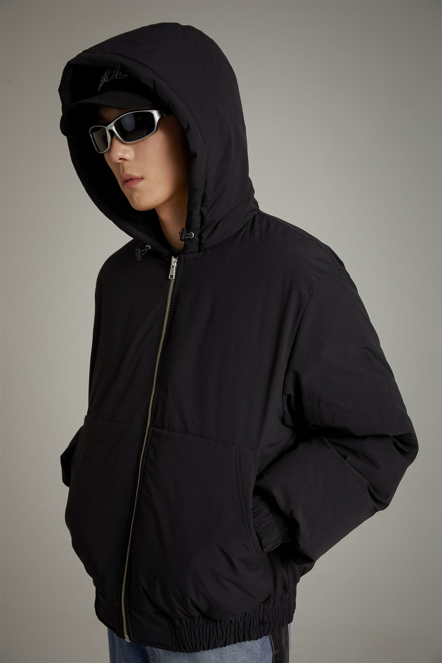 CHUU Hood Overfit Padded Jacket