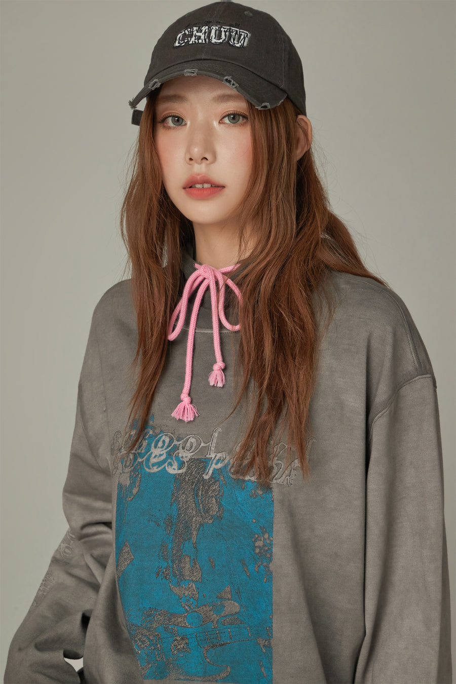 CHUU Printed Boxy T-Shirt