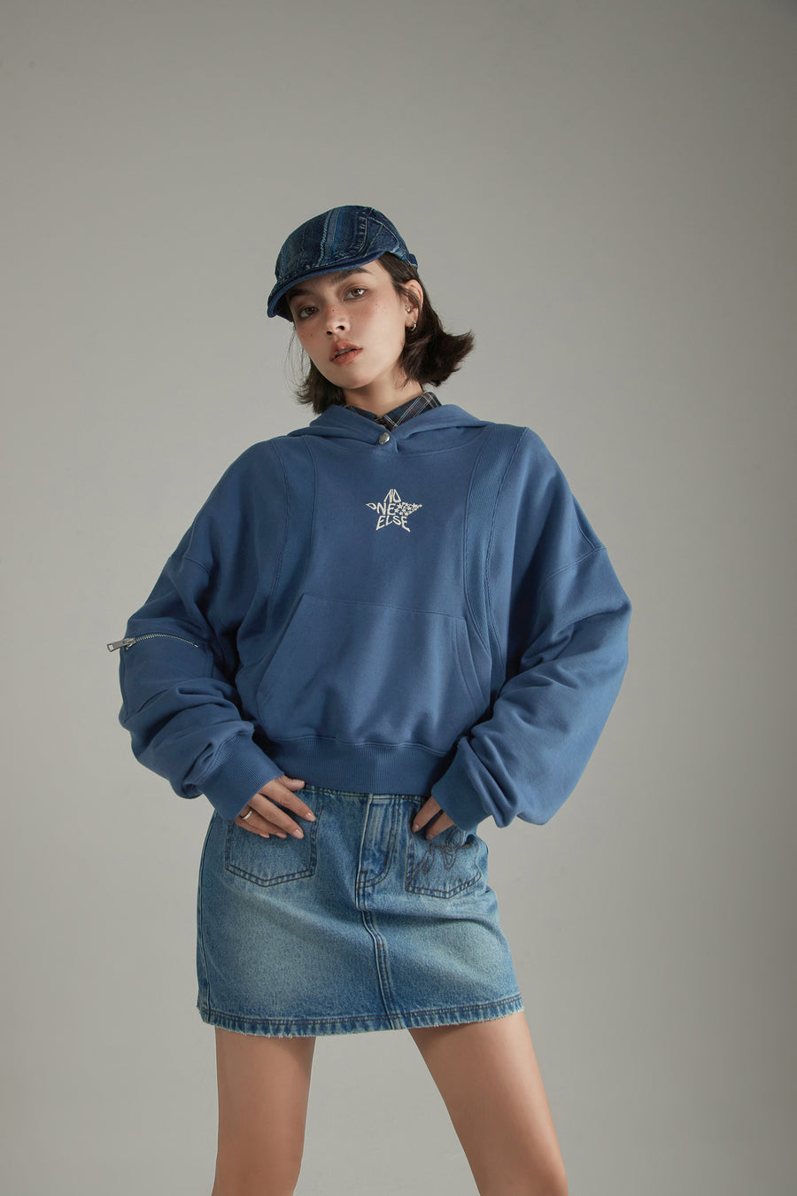 CHUU Star Basic Hoodie