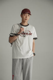 Noe Center Logo Color Loose Fit T-Shirt