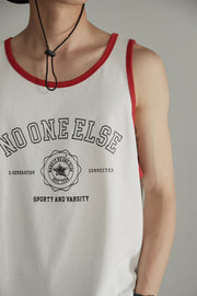 Line Colored Noe Sleeveless T-Shirt