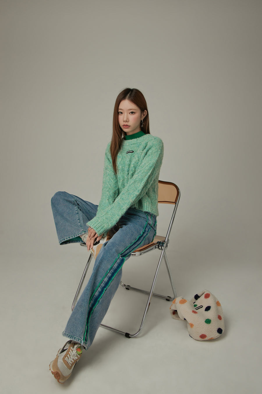 CHUU Twisted Loose Fit Knit Sweater