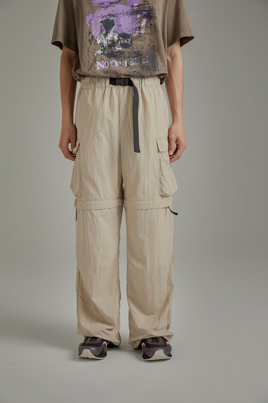 CHUU High Waist Drawstring Casual Pants