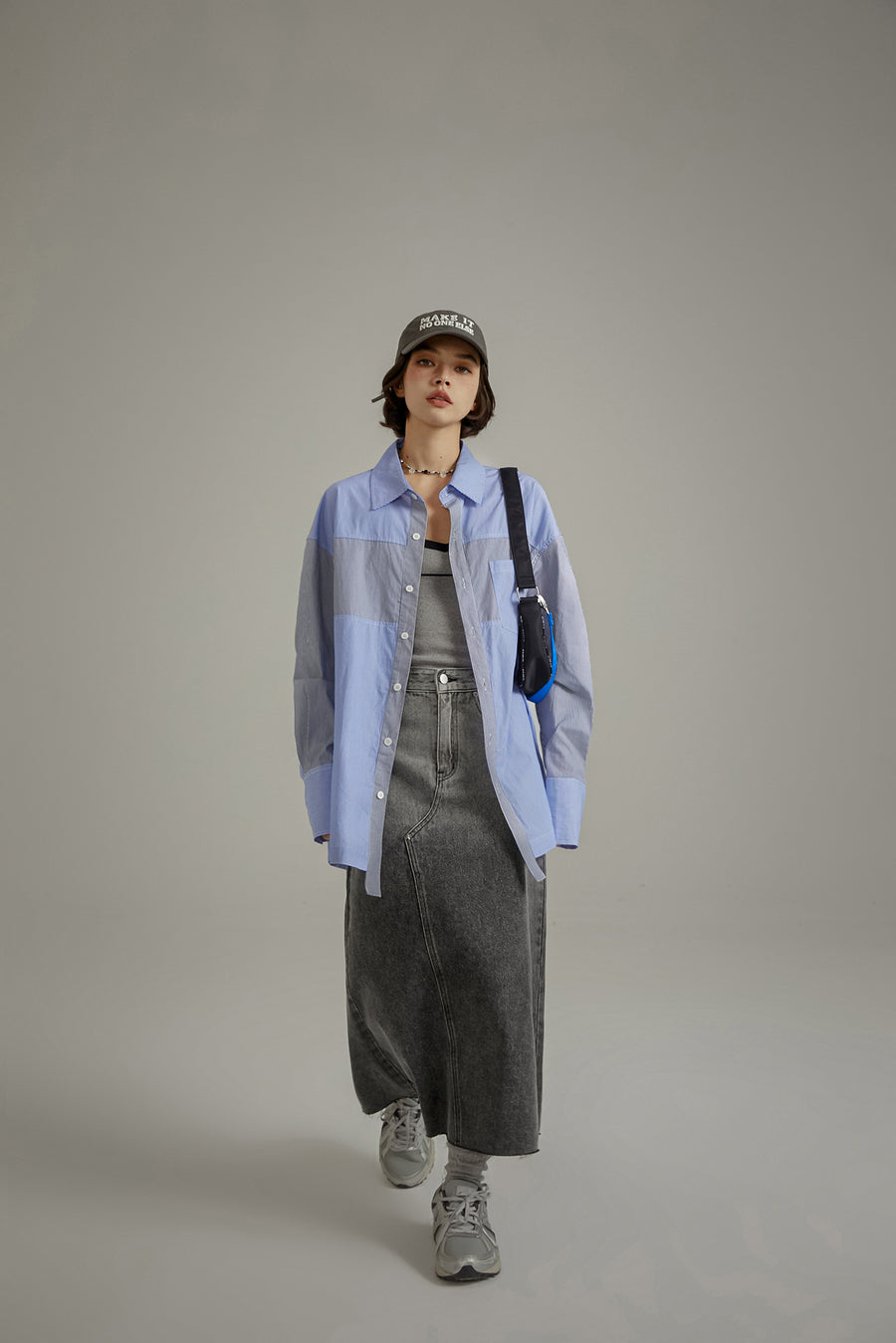 CHUU Daily Color Contrast Loose Fit Shirt