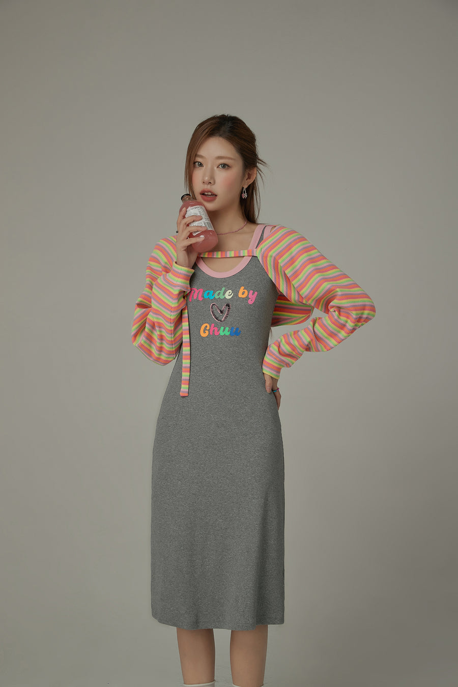 CHUU Open Back Sporty Sleeveless Maxi Dress