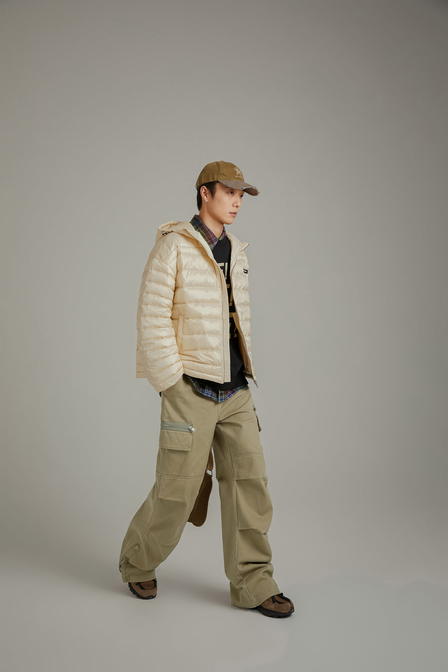 CHUU Hooded Light Padding Jacket