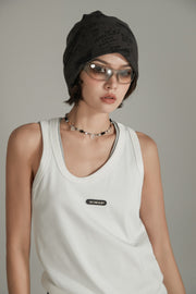 Basic Simple Sleeveless T-Shirt