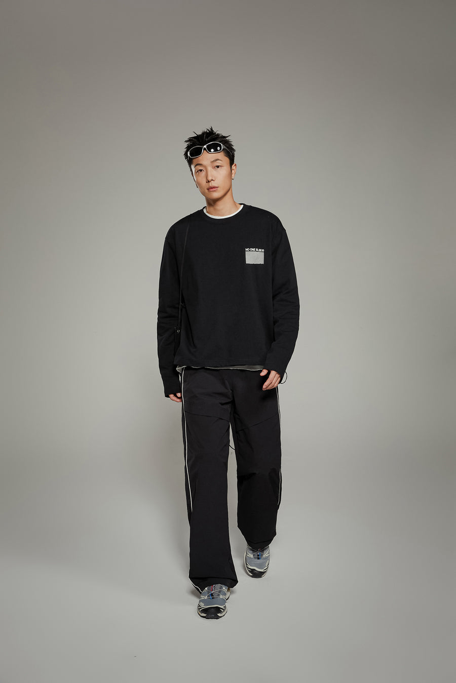 CHUU Basic Logo Boxy T-Shirt