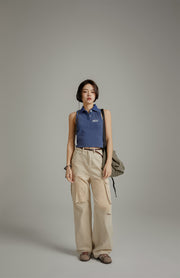 Multi-Pocket Casual Loose Pants