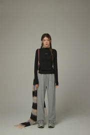 Striped Fringe Muffler