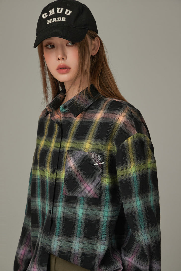 Rainbow Check Shirt