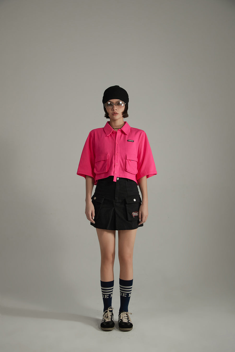 CHUU Cargo Pocket Mini Skirt